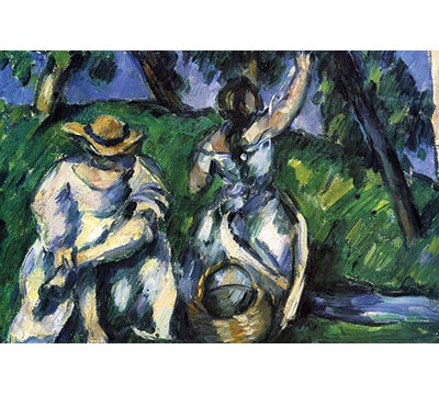 Figures by Paul Cezanne - Unframed Print