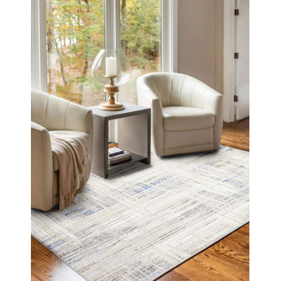 Tapis bleu Quinn 8 pi 0 po x 10 pi 0 po
