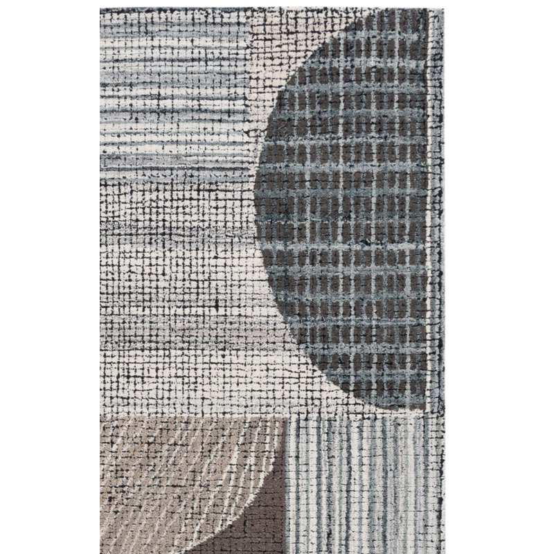 Tapis rectangulaire en laine Sanayah, Rectangle de 5 pi x 8 pi