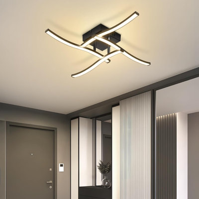 Plastic LED Semi Flush Mount