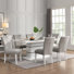 Smaily 6 - Person Pedestal Dining Set