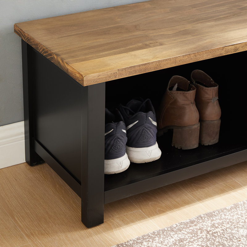 Pheadra Storage Bench, Black