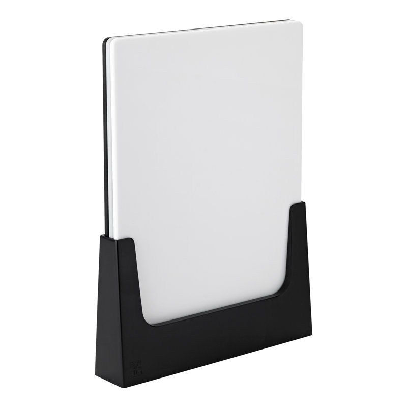 Plastic Chopping Board, White/Black