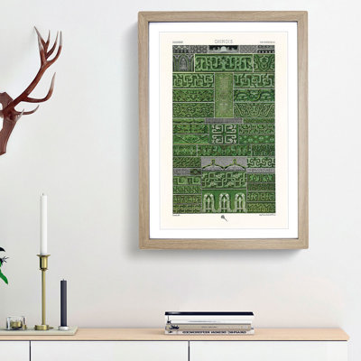 A Chinese Pattern by Albert Racinet - Framed Print