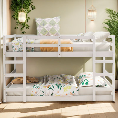 Full Over Full Bunk Bed With Ladder