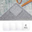 Tapis en coton gris / vert