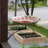 African Sunflower Birdbath with Wall Mount Bracket-64543495