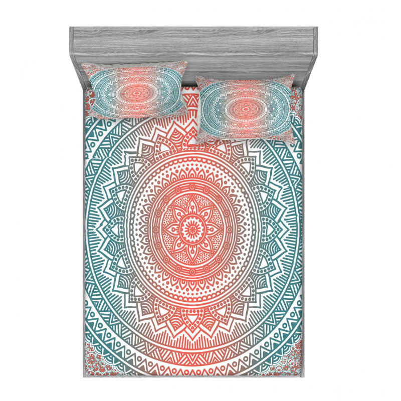 Microfiber Geometric Sheet Set