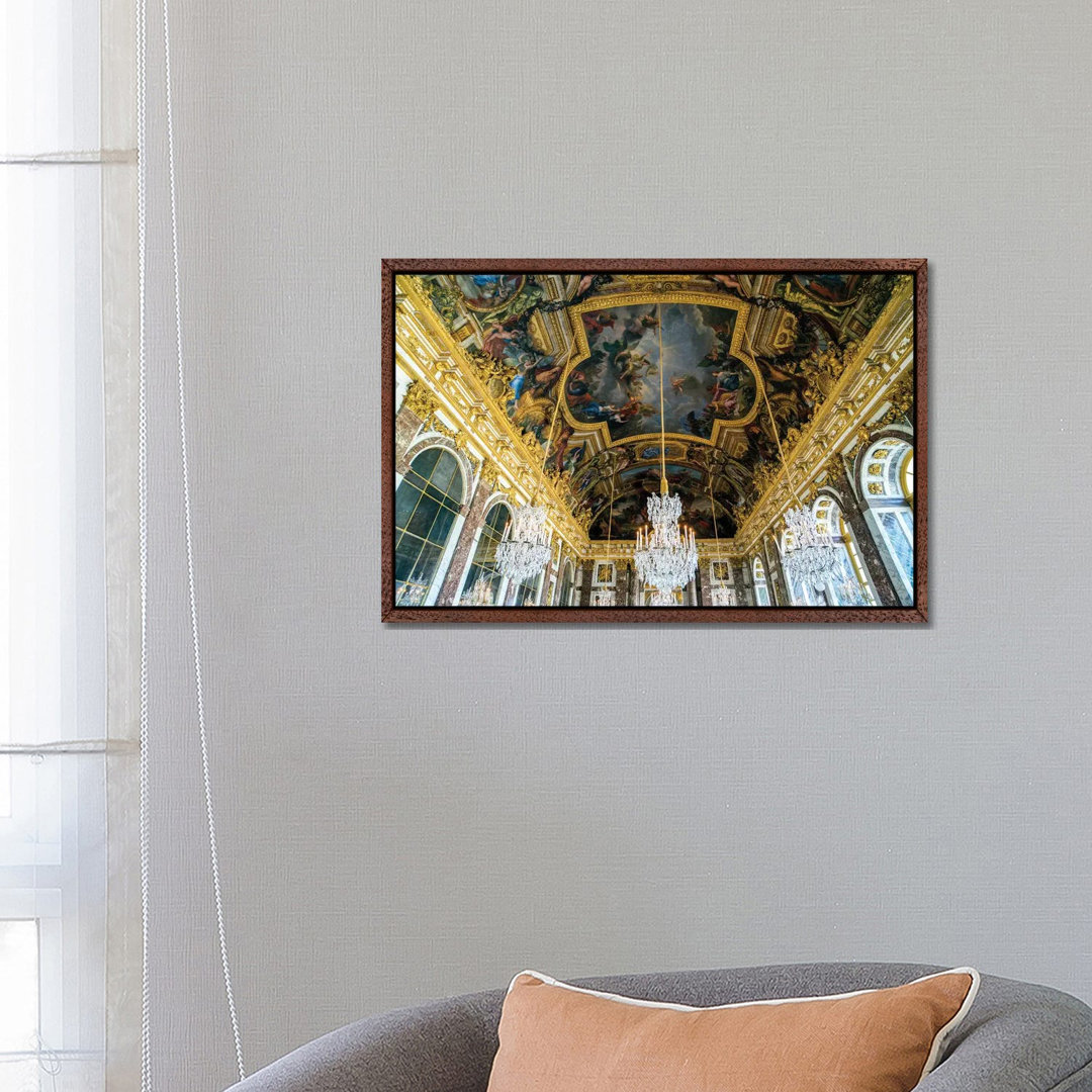 Palast von Versailles, Spiegelsaal von Susanne Kremer - Galerie-umwickelte Leinwand Giclée auf Leinwand