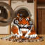  Tapis lavable Indochinese Tiger Big Cats-288726691