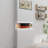 Wall Mounted Led Electric Fireplace With Floating Mantel,Remote Control Adjustable Heat-164550679