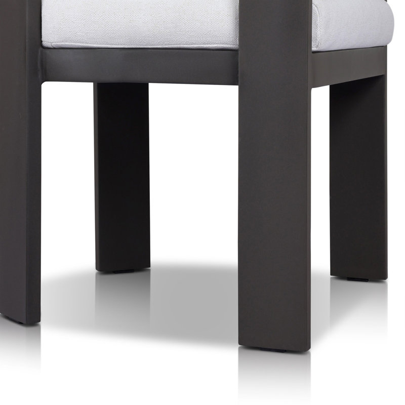 Jackson Outdoor Dining Armchair, Ellor Beige/Expresso