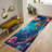 Chic Floral Theme With Pile Soft Printed Rug Featuring Elegant Design Ideal for Enhancing Your Home Decor with Sophisticated Aesthetic Appeal-310942696