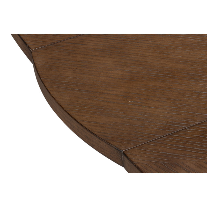 Giselle Round Solid Oak Dining Table, 30"H x 55"L x 55"W