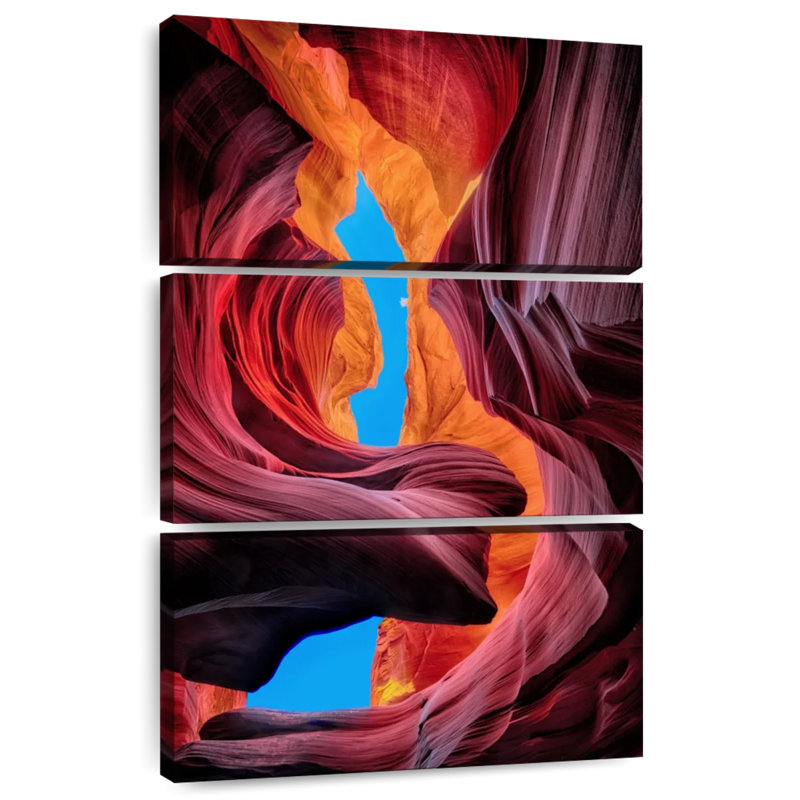 Scarlet Sandstone Canyon, H 74 po x l 48 po