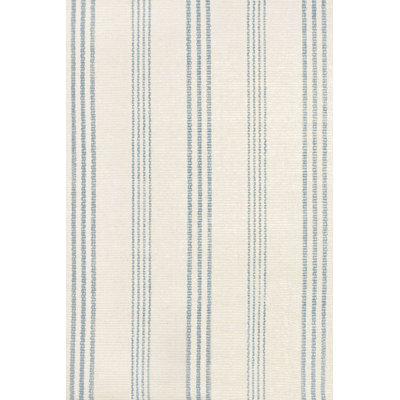 SAMPLE-Hand Woven Blue/Ivory Area Rug - 2'x1'6"