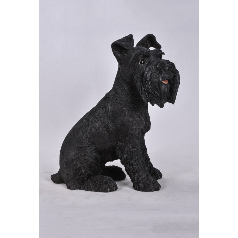 Schnauzer Statue, Black