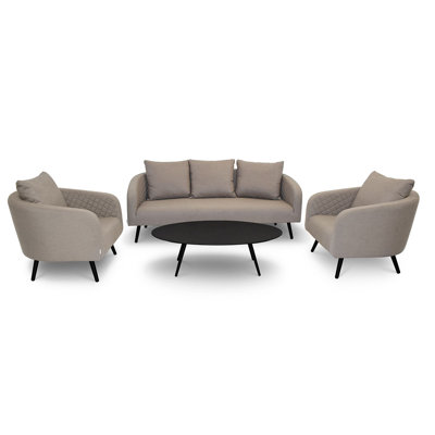 Mentor Outdoor Fabric 3 Seat Sofa Set