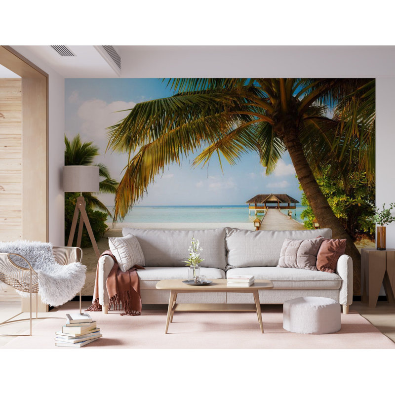 Murale plage Angelastro Paradise, L 135 po x L 96 po