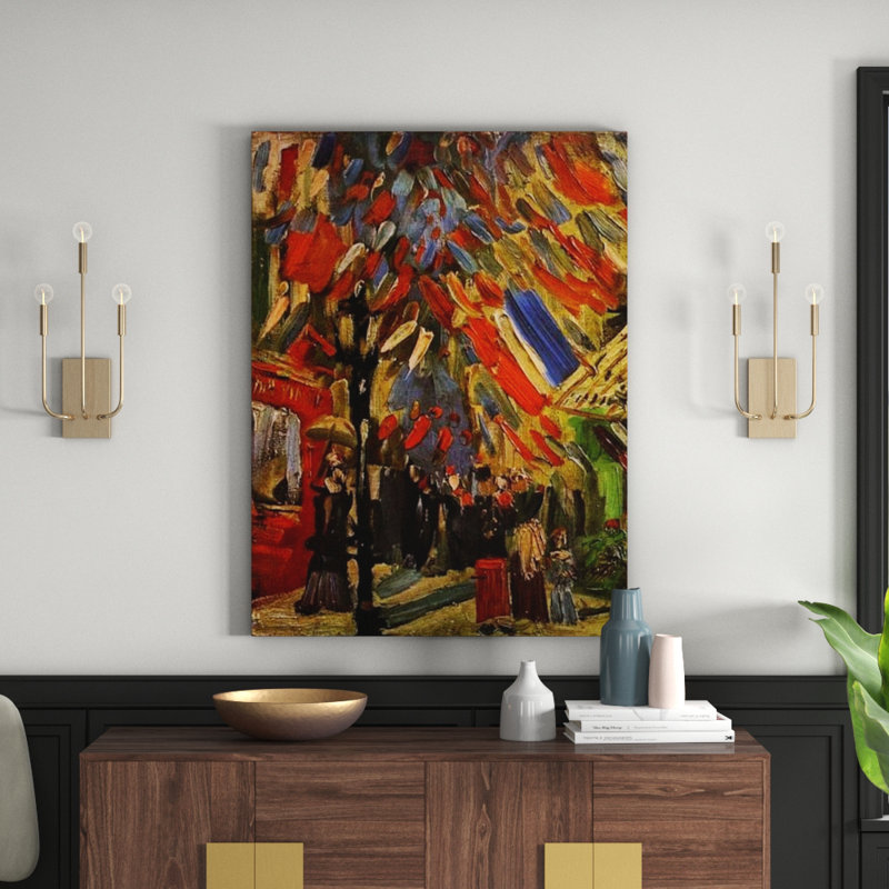 Vincent Van Gogh - No Frame Painting on Wood, 120cm H x 90cm W x 1.8cm D
