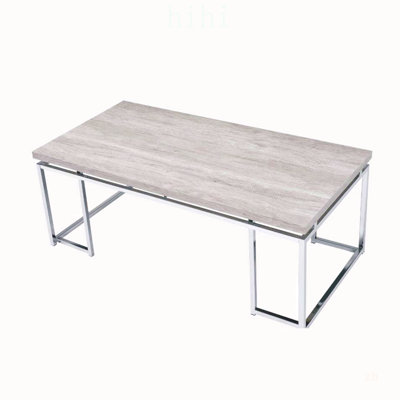 Table basse rectangulaire pliable, chêne antique et noir, idéale pour les espaces modernes et compacts.