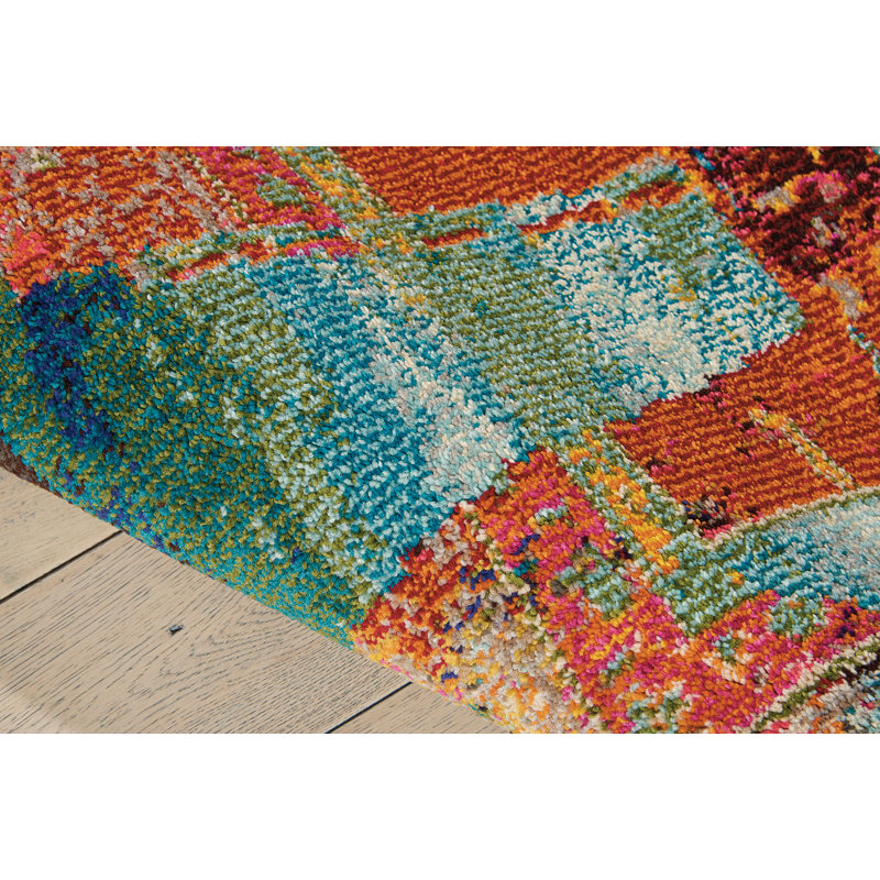 Bourgeois Rectangle Abstract Area Rug, Rectangle 160 x 221cm