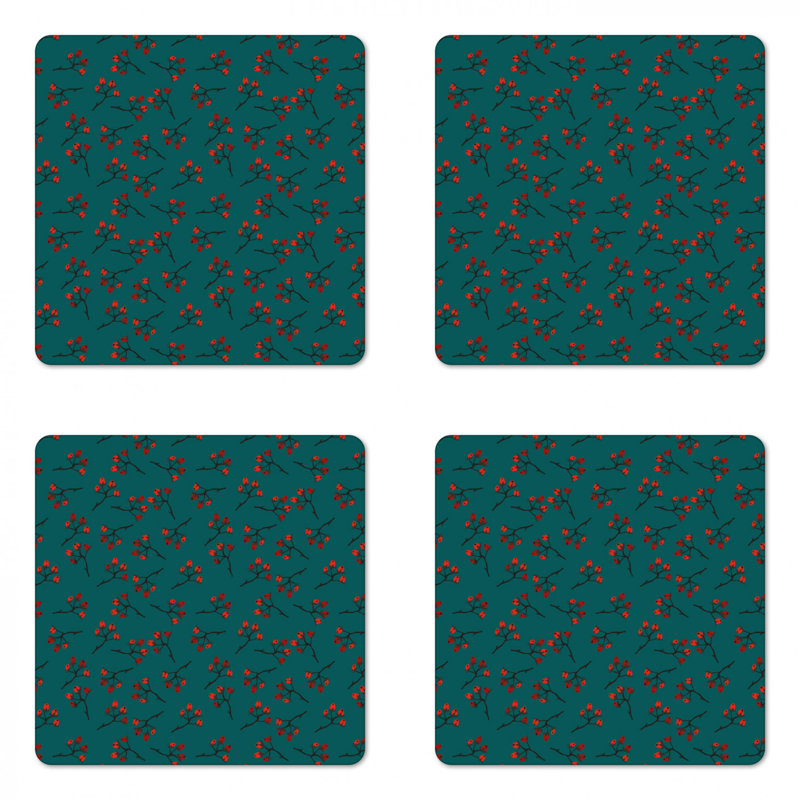 Square 4 Piece Coaster Set