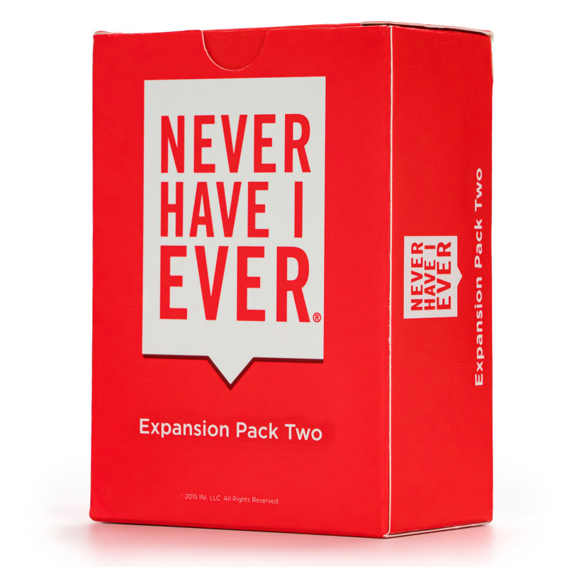 «Never Have I Ever Party Card Game: Expansion Pack Two, Ages 17+»