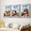 LANDSCAPES Series CIV - Impression personnalisée de qualité supérieure avec mat - 3 pièces-52631083