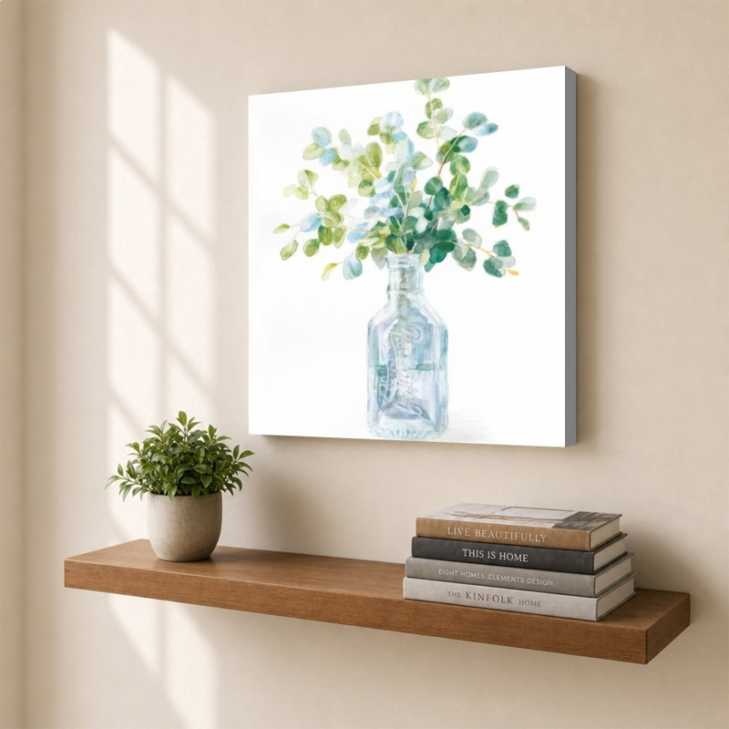 «Beach Flowers IV» par Danhui Nai - impression sur toile, H 36 po x l 36 po, Ne s’applique pas