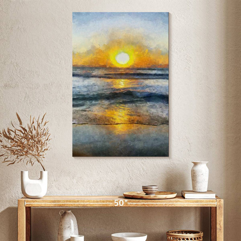 Abstract Sun, 39" H x 26" W