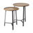 Solid Wood Tray Top Nesting Tables