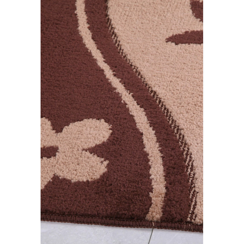 Plastic / Acrylic Non-Slip, Brown/Light Brown