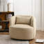 Fauteuil demi-tonneau pivotant Wheat-1227608944