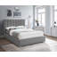 Harper-Leigh Solid Wood and Upholstered Platform Bed-67046653-67046645