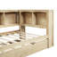Lit de jour avec couchette, armoires de rangement et ports USB-1944480698