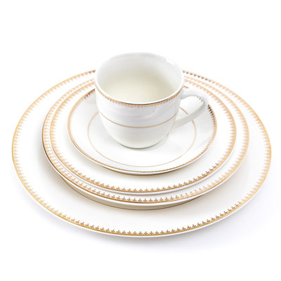 Service de vaisselle Meaghen Bone China - Service pour 4