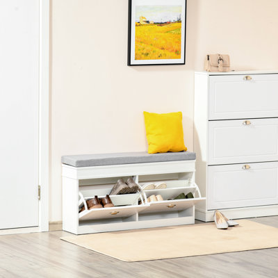 8 Pair Shoe Storage Bench