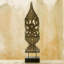 Royal Flowers Wood Sculpture