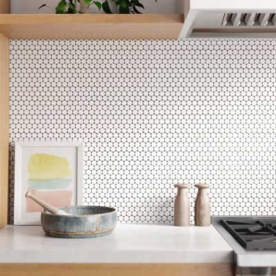 Carrelage mural en porcelaine mate 11,58 po x 12,41 po Porcetile