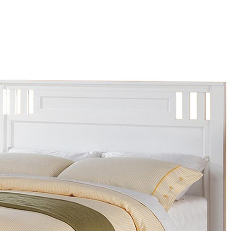 Lit standard Julchen, Double, Blanc