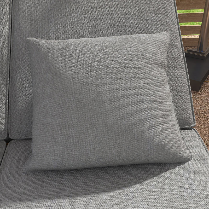 Double chaise longue d'extérieur en rotin d'extérieur, Brun