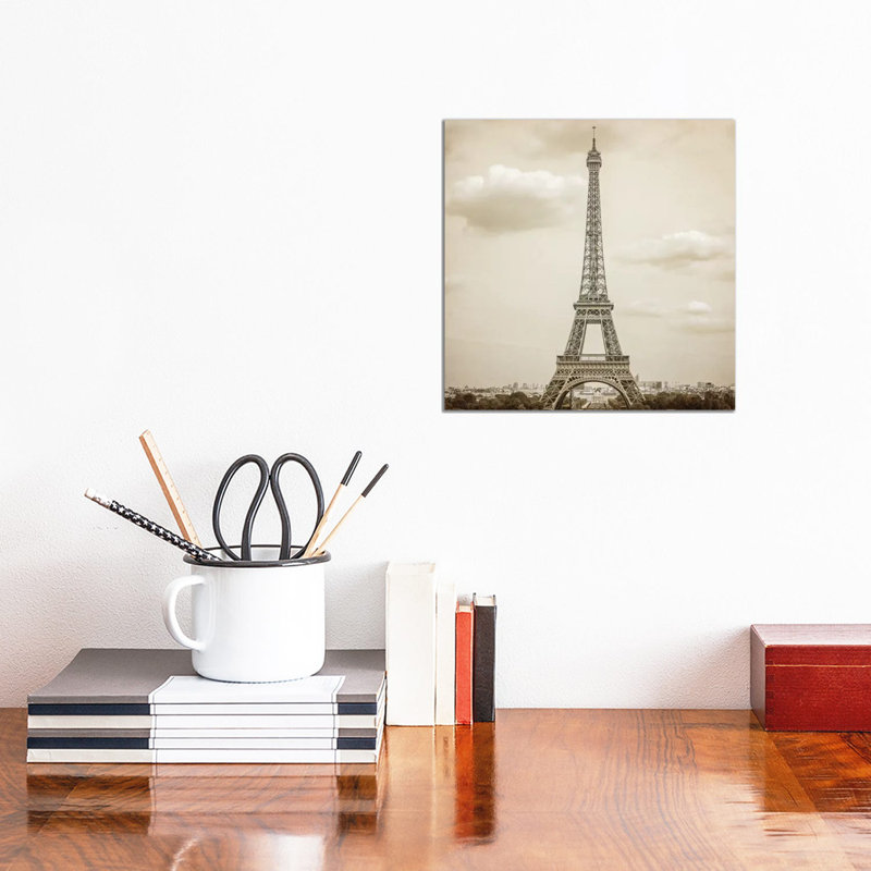 Streets Of Paris 2 by Kimberly Allen - Wrapped Canvas Gallery-Wrapped Canvas Giclée, 30.48cm H x 30.48cm W x 1.905cm D