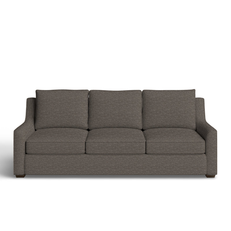 Gemi 80'' Upholstered Sofa, Drusky Charcoal Sustain® Basketweave