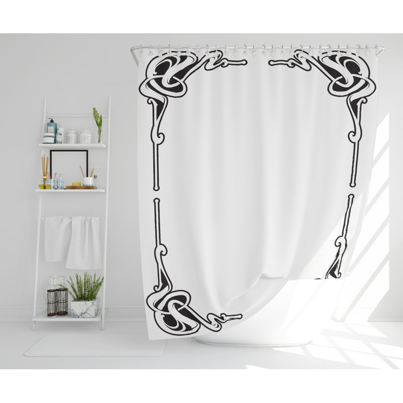 Quintanar Polyester Shower Curtain Set, 168cm H x 168cm W