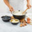 Brightware Stainless Steel Mixing Bowl  - Black - Set of 6-73674346