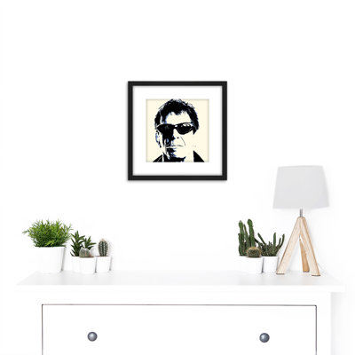 Lou Reed Smoking Musician Rock Star Legend - Single Picture Frame Art Prints