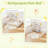 Full Size Floor Bed with Full Length Safety Guardrails & Door for Boys, Girls White-1468901778