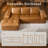 Nathasa 2 - Piece No Assembly Required Upholstered Boneless Sectional, Free Combination Compression Sofa Bed For Living Room, Home Theater-1059225208