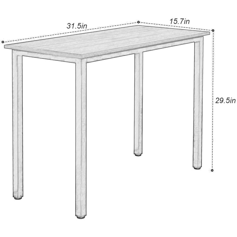 Frisina Metal Base, 29.2" H x 31.5" W  x 15.7" D, Teak/Black